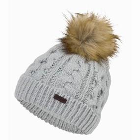 Schoffel Bakewell Ladies Bobble Hat - Silver Grey Save Today Only