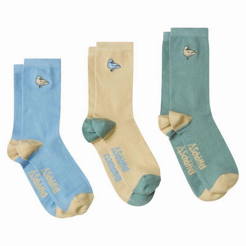 GiftWorthy Sale Schoffel Bamboo Ladies Socks (Box Of 3) 4-7 Uk - Duck Print