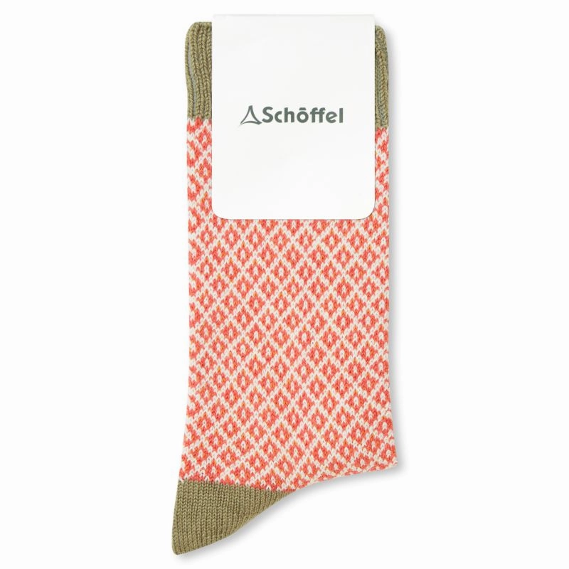 Shop Todays Picks Limited Stock Deals Schoffel Braemar Ladies Merino Socks - Olive (Uk 4-7)