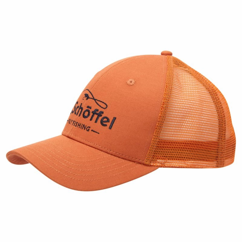 Schoffel Fly Fishing Mens Trucker Cap - Sunset Orange Big Savings Today Todays Special Savings