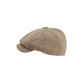 Best Seller Deal Schoffel Newsboy Mens Cap - Cobblestone Herringbone Tweed