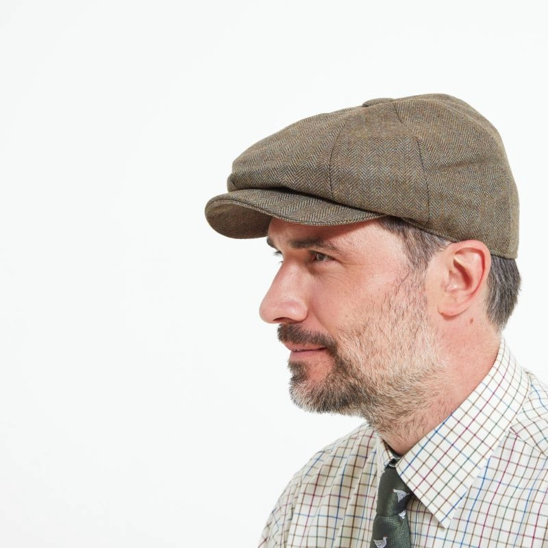 Today Only Discount Alert Schoffel Newsboy Mens Cap - Loden Green Herringbone Tweed