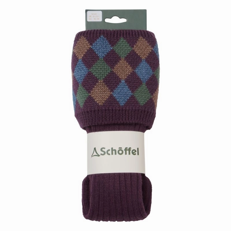 Hot Deal Alert Schoffel Ptarmigan Ladies Merino Sock - Purple