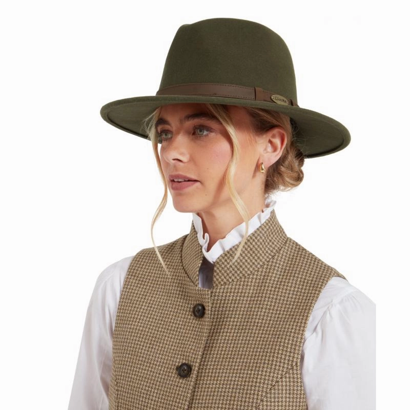 Big Price Drop Schoffel Willow Ii Ladies Fedora - Forest