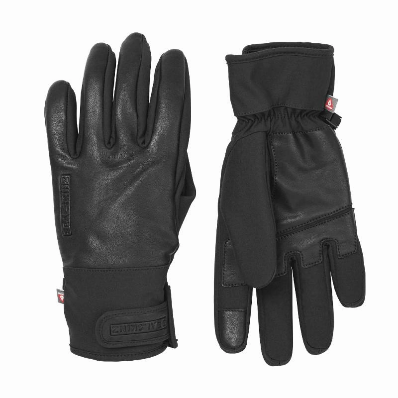 Limited Time Offer EndofWeek Deals Sealskinz Rocklands Waterproof Extreme Cold Weather Primaloft Merino Insulated Gloves - Black