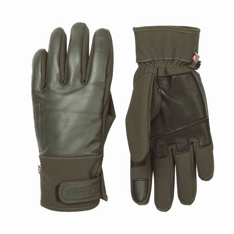 Deal Frenzy Today Sealskinz Rocklands Waterproof Extreme Cold Weather Primaloft Merino Insulated Gloves - Olive