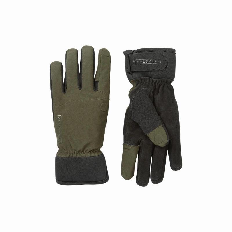Todays Hot Savings Sealskinz Stanford All Weather Waterproof Sporting Gloves - Olive