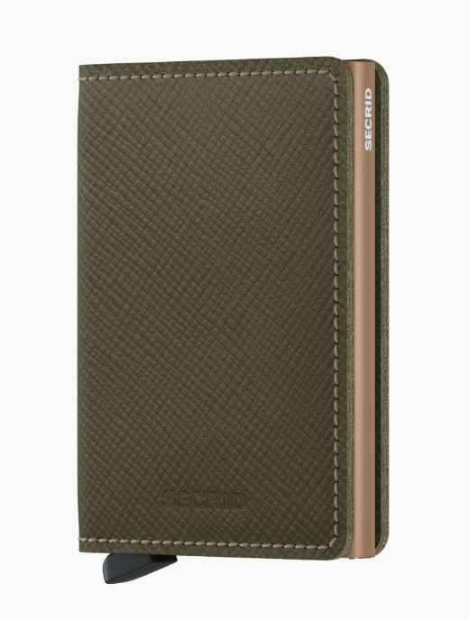 Clearance Savings Now Secrid Saffiano Slim Wallet
