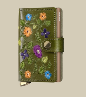 Secrid Premium Stitch Floral Miniwallet Grab Your Hot Pick Shop Today Save