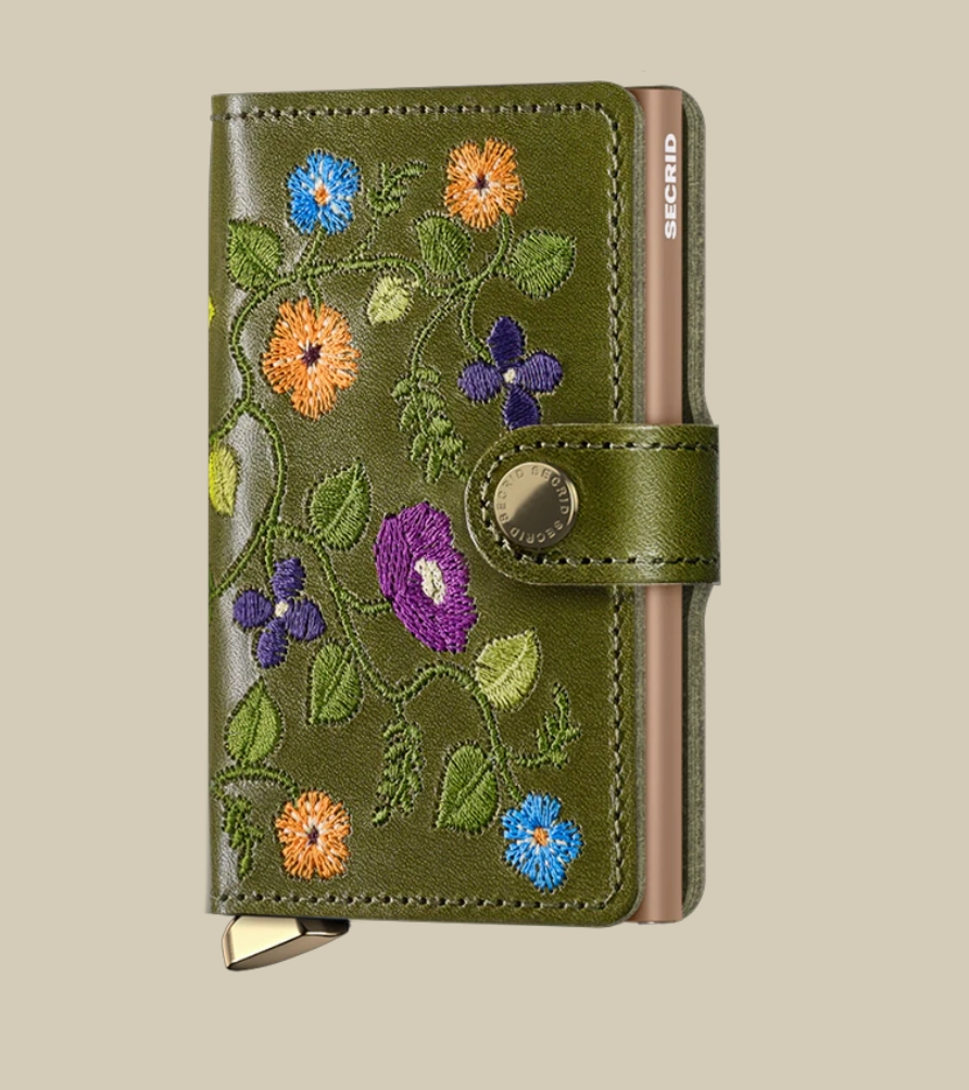 Secrid Premium Stitch Floral Miniwallet Grab Your Hot Pick Shop Today Save