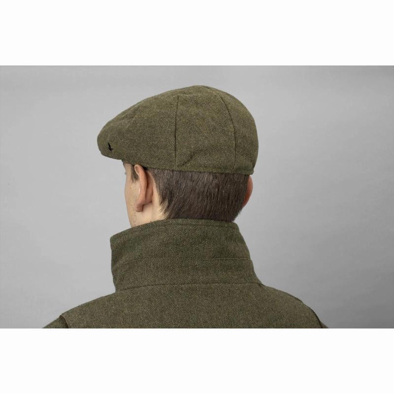 Seeland Hillside Seetex Sixpence Waterproof Flat Cap - Moss Green Special Savings Today Shop the Savings