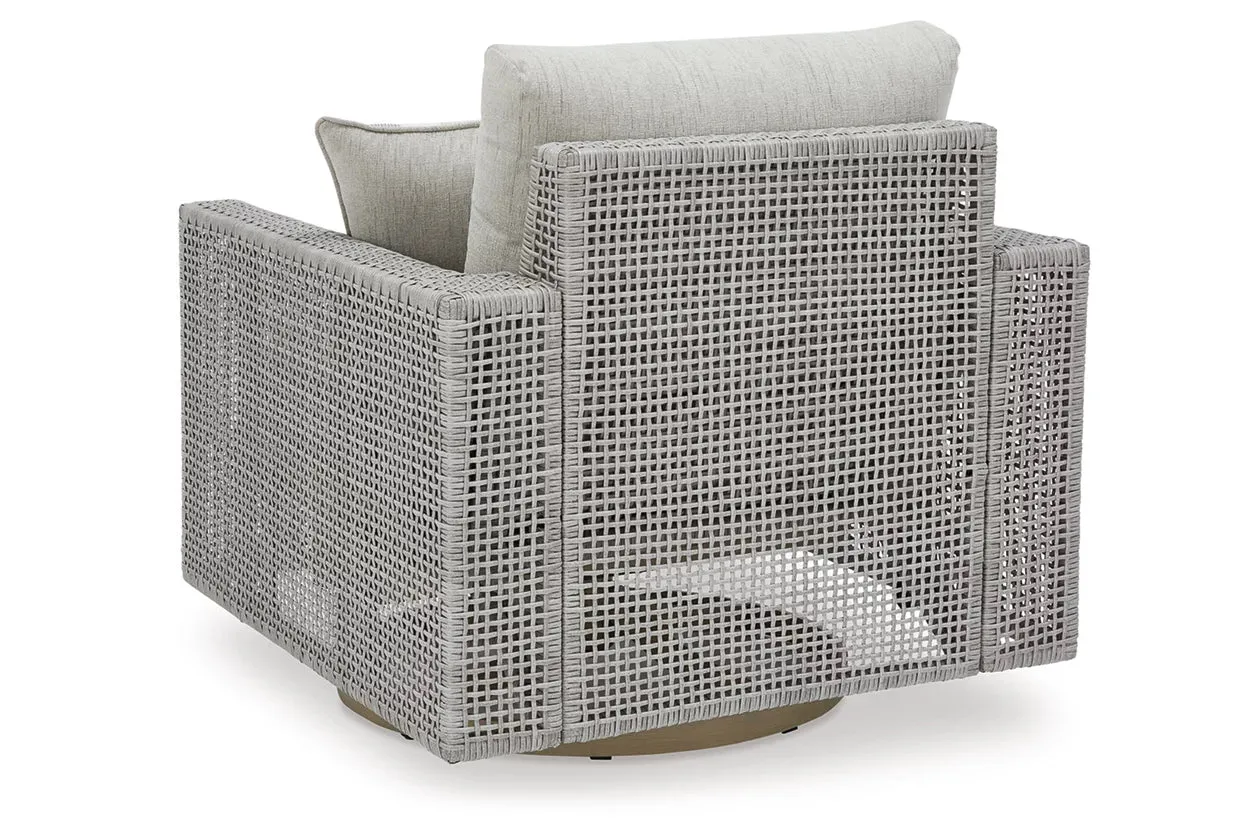Seton Creek Outdoor Swivel Lounge with Cushion