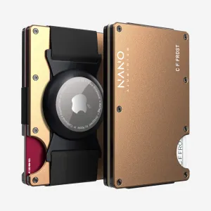 Personalised Airtag Cash Strap Wallet (Spectre Gold) Sweet Deal Today