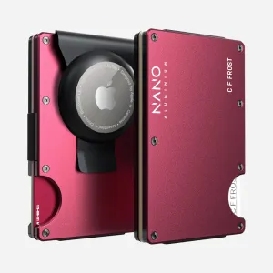 Personalised Airtag Money Clip Wallet (Portofino Red) Grab Todays Deal