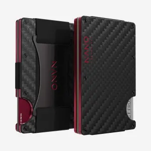 003 Cash Strap Wallet (Stealth Black/Volcano Red) Big Sale Today Today Only Hot Sale