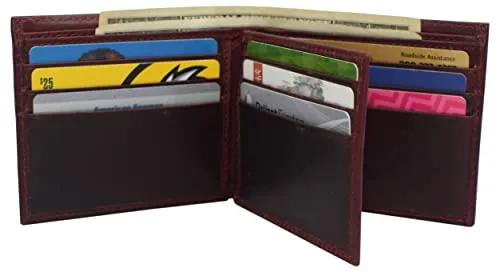 Grab Save Today Slim Rfid Wallets For Men Real Cowhide Leather Front Pocket Bifold Wallet