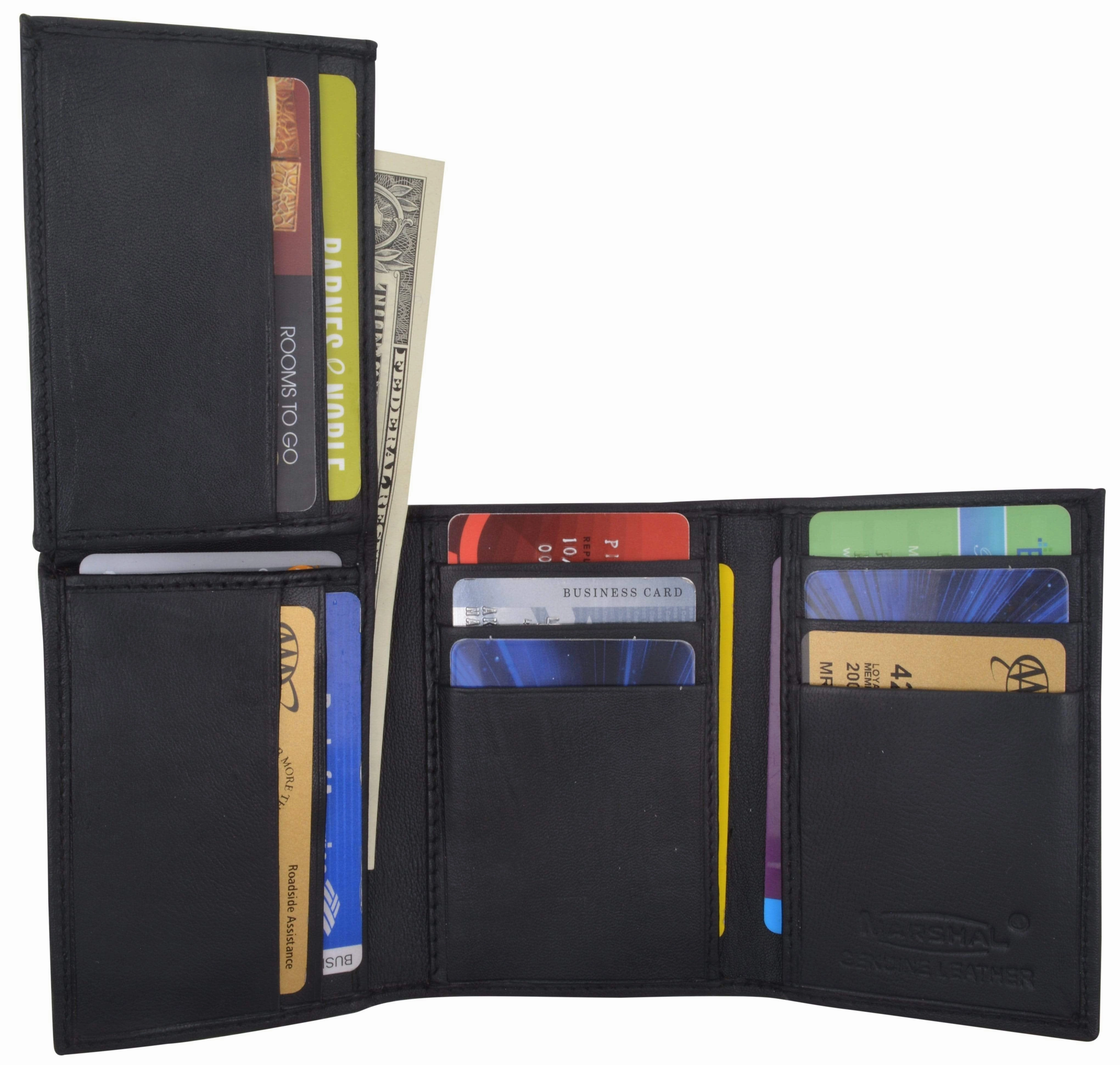 Flip-Up Mens Wallet W/Credit Card Holder Trifold 239 Flash Sale Alert Shop Smart Deals