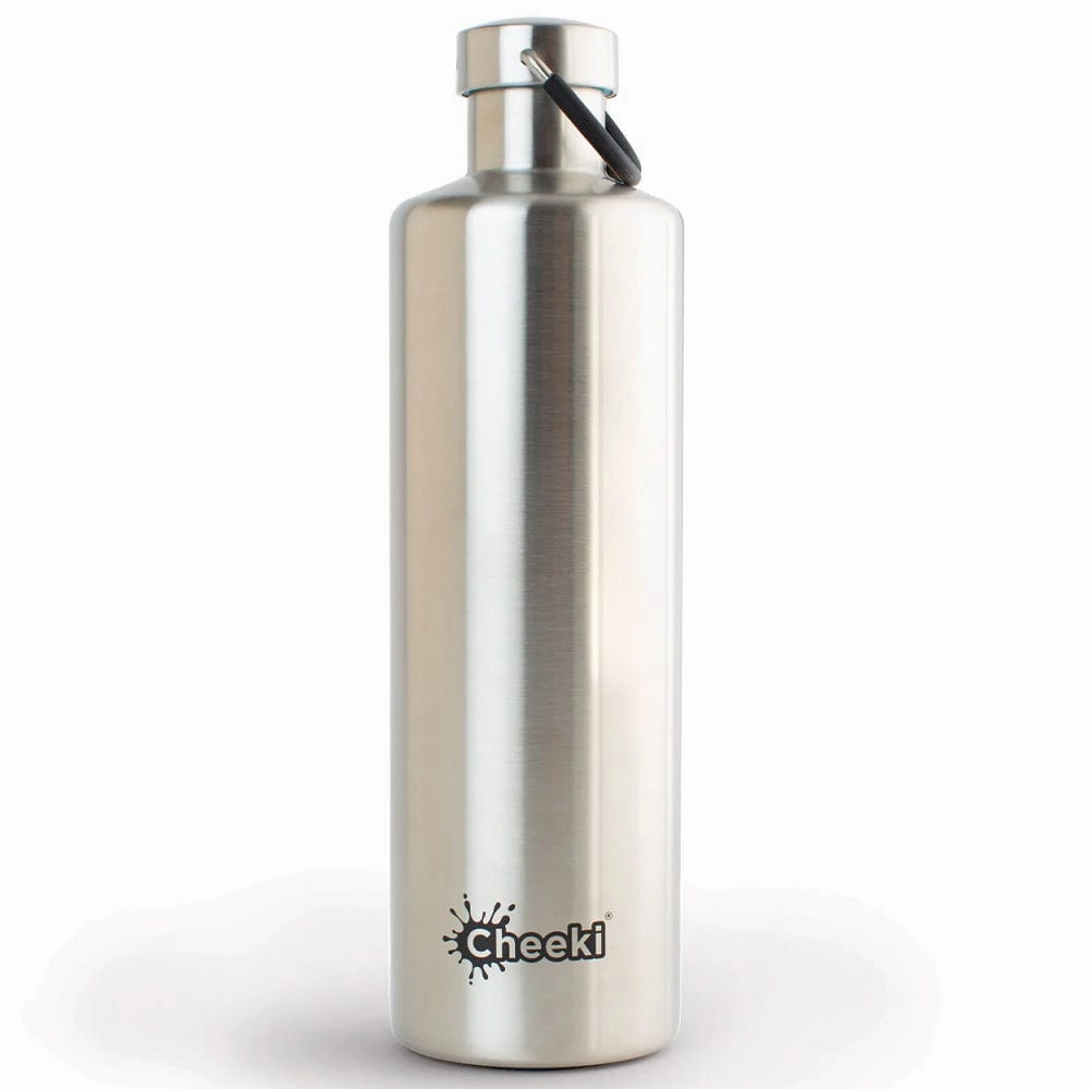 Grab It Fast Cheeki 1 Litre Stainless Steel Insulated Bottle - Silver