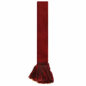 William Powell Merino Mix Garter Flashes (Pair) - Brick Red/Spruce Limited Time Hot Deal Last Chance Offer