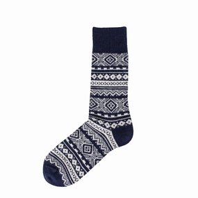 Barbour Fairisle Sock Navy Perfect Gift Offer