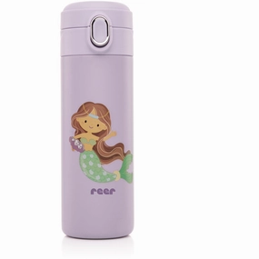 Exclusive Holiday Deal Reer Drinking Bottle With Straw - Purple
