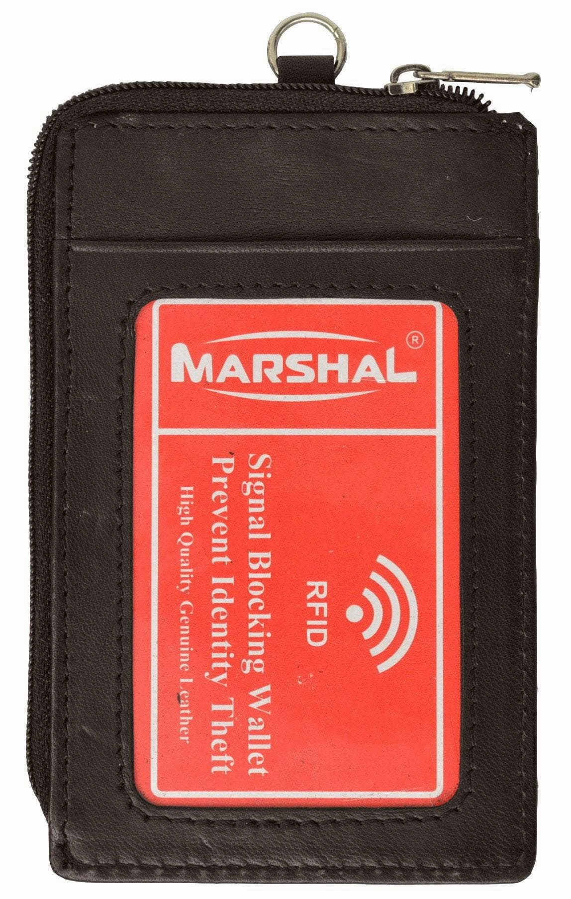 Rfid Blocking Premium Genuine Leather Credit Card Holder Zipper Id Neck Wallet Rfid P 470 (C) Dont Miss Todays Deal Shop Todays Picks