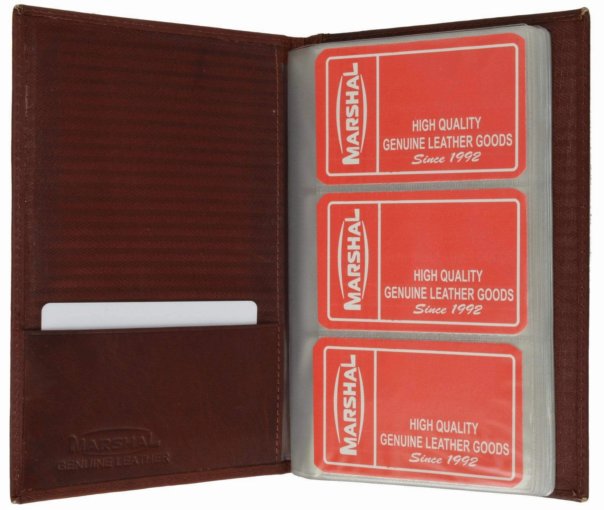 Genuine Leather Business Name Id Credit Cards Holder Book Case Organizer Wallet 3570 Cf (C) Exclusive Online Discount Instant Deal Today