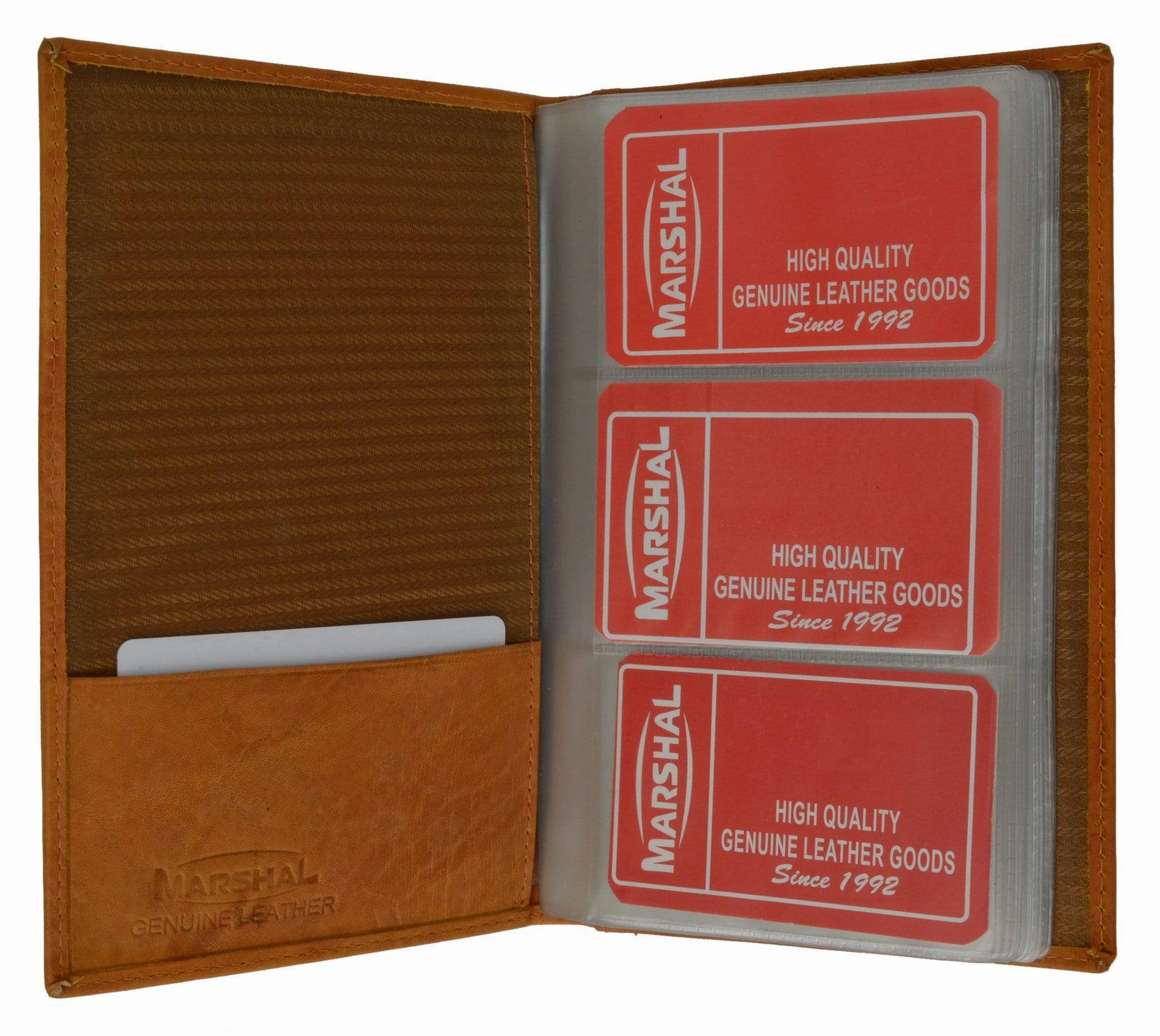 Sale Ending Soon Steal Todays Offer Genuine Leather Business Name Id Credit Cards Holder Book Case Organizer Wallet 3570 Cf (C)