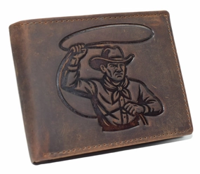 Limited Stock Hot Deal Today Only Hot Pick Marshal Cowboy Lasso Wallet For Men Western Bifold Rfid Blocking Distressed Leather Western Wallet