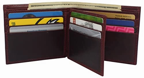 Grab Save Today Slim Rfid Wallets For Men Real Cowhide Leather Front Pocket Bifold Wallet