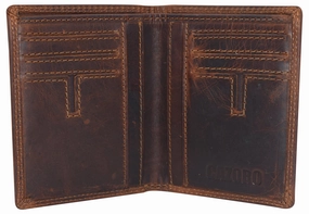 Price Drop Today Vintage Leather Mens Slim Bifold Wallet Rfid Blocking Credit Card Holder Wallets For Men