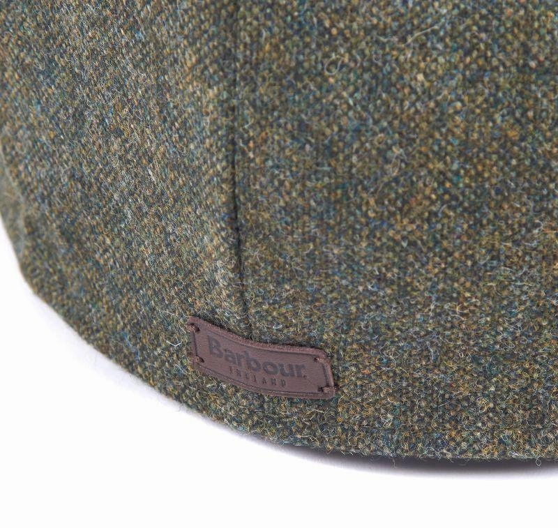 Barbour Thorne Mens Tweed Bakerboy Cap - Olive Weekend Specials
