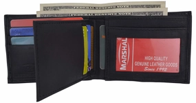 Best Seller Discount Hot Deals Today Leather Bifold Removable Middle Flap Id Card Holder Wallet 1142