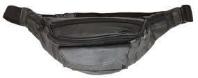 Soft Lamb Leather Fanny Pack Waist Bag With Phone Holder With Adjustable Waist Strap Unisex 048 (C) Price Drop Today