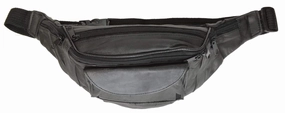 Soft Lamb Leather Fanny Pack Waist Bag With Phone Holder With Adjustable Waist Strap Unisex 048 (C) Price Drop Today