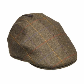 Laksen Grouse Mens Tweed Flat Cap - Grouse Clearance Alert Now Clearance Blowout