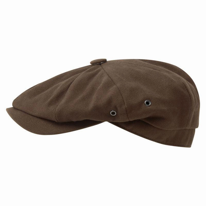 Limited Time Sale Schoffel Beeley Mens Bakerboy Cap - Dark Brown
