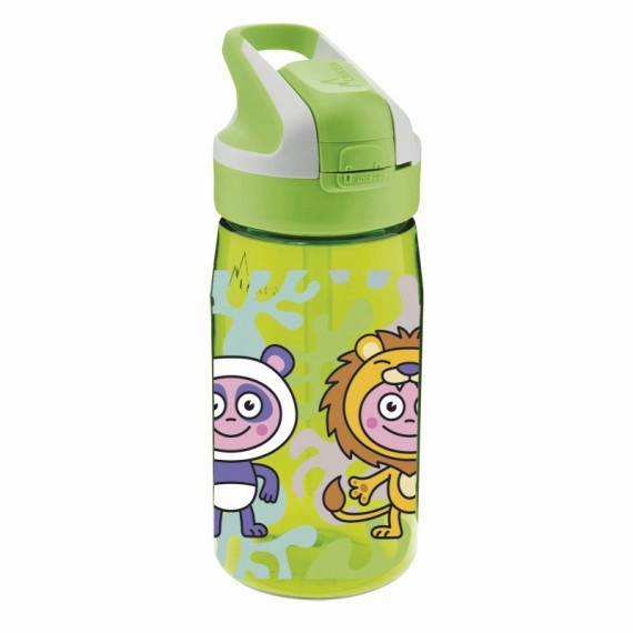 Tritan Kids Straw Bottle With Cartoon Designs - 15Oz Shop the Best Deals