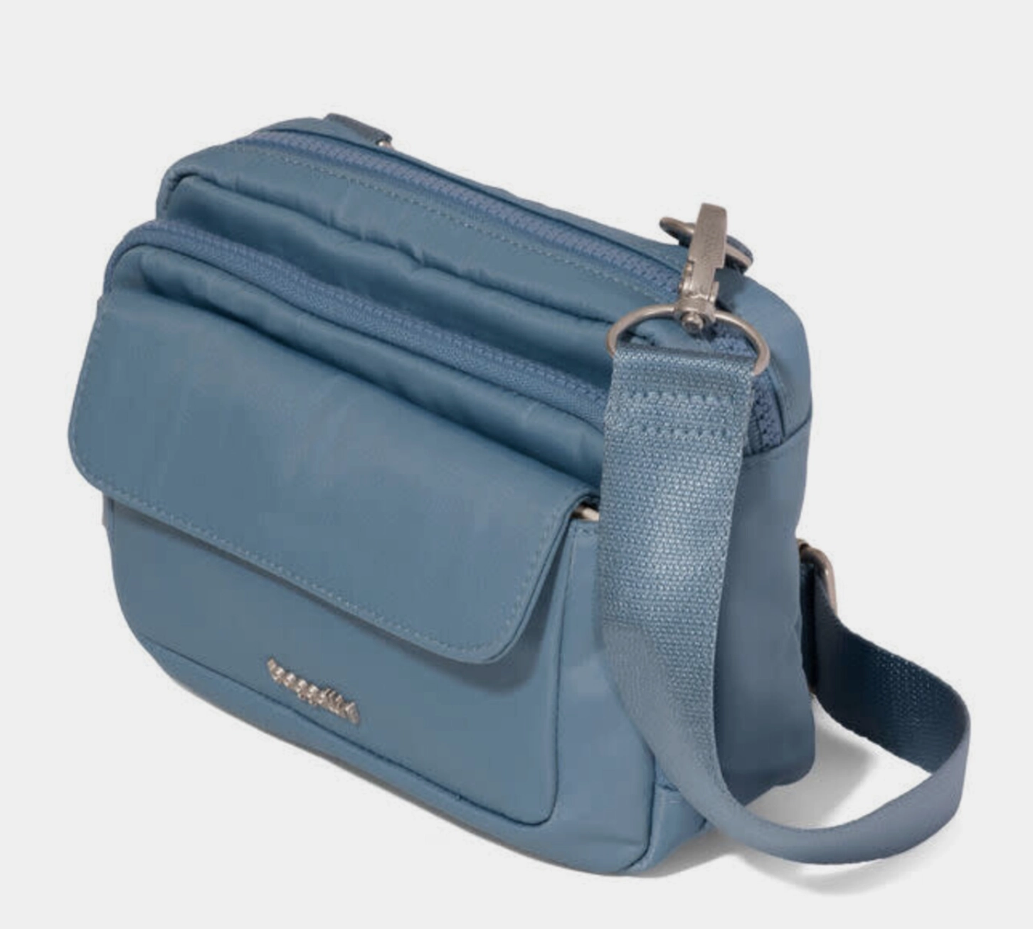 Baggallini  Modern Double Zip Convertible Crossbody Bag Limited Stock Deals