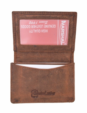 Soft Vintage Genuine Leather Rfid Business Card Id Holder With Expandable Pocket Rfid70Htc Special Online Offer Hot Savings Alert