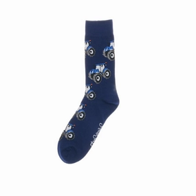 Shuttle Socks - Blue Tractor Sweet Deal Inside Limited Stock Deals