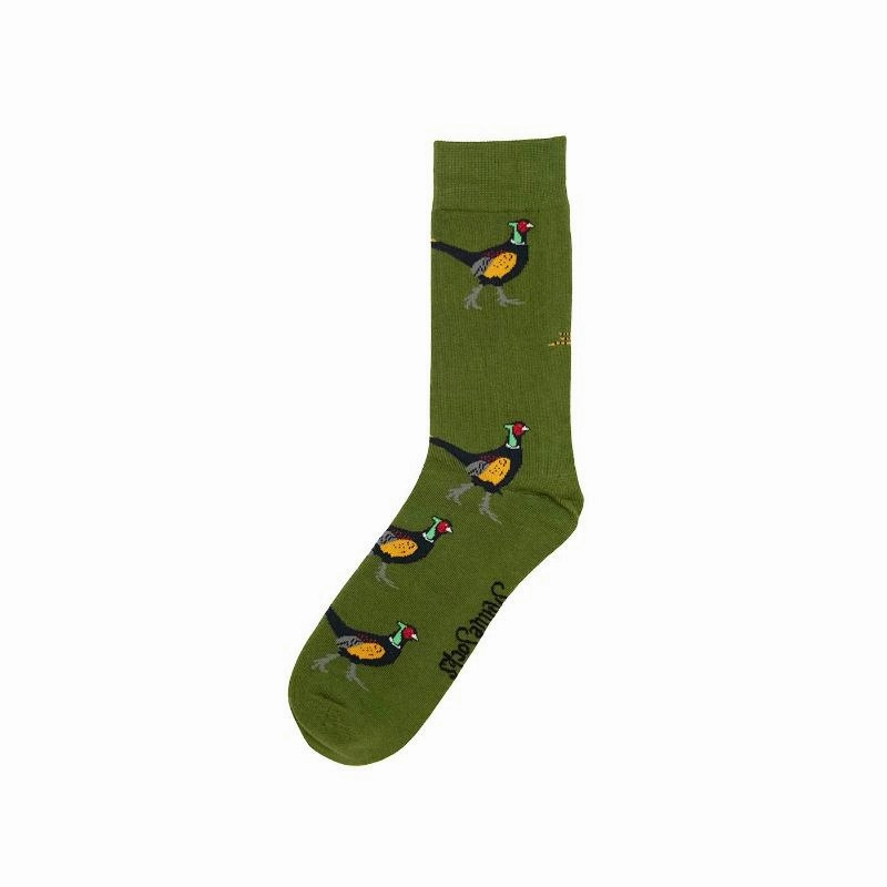 Special Price Offer Shuttle Socks - Gamekeeper Green Pheasant
