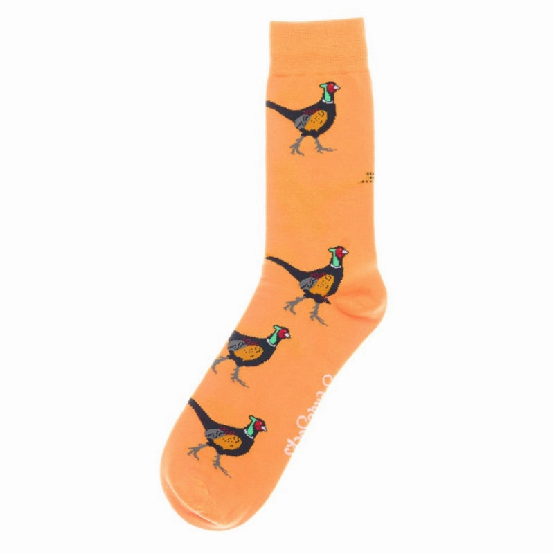 Today Only Hot Sale Shuttle Socks - Orange Pheasant