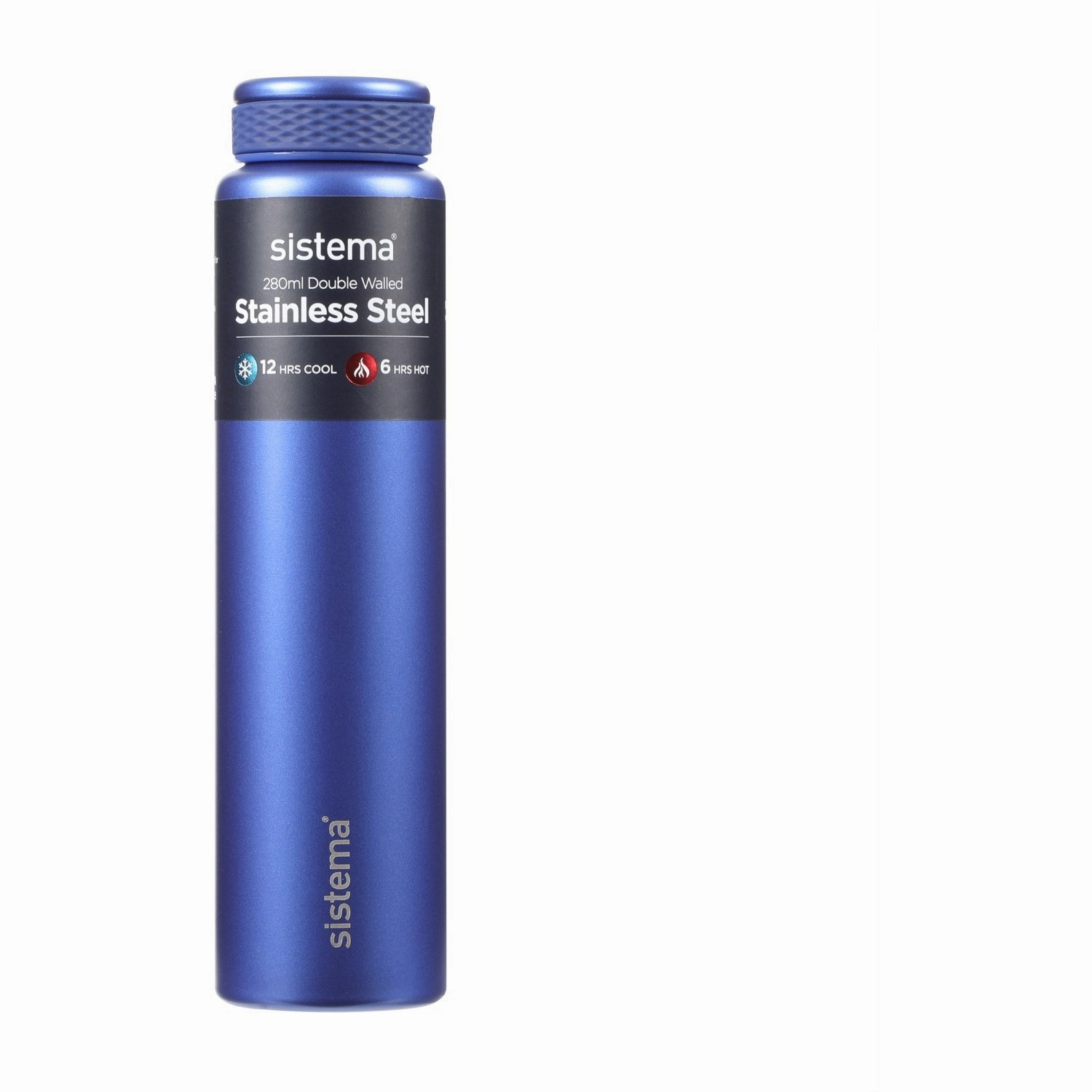 Sistema Future Dusk Stainless Steel Thermal Bottle 280 Ml Clearance Blowout MustHave Steals