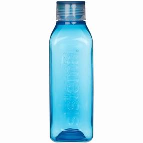 Save More Now Sistema Square Water Bottle 725 Ml Ocean Blue