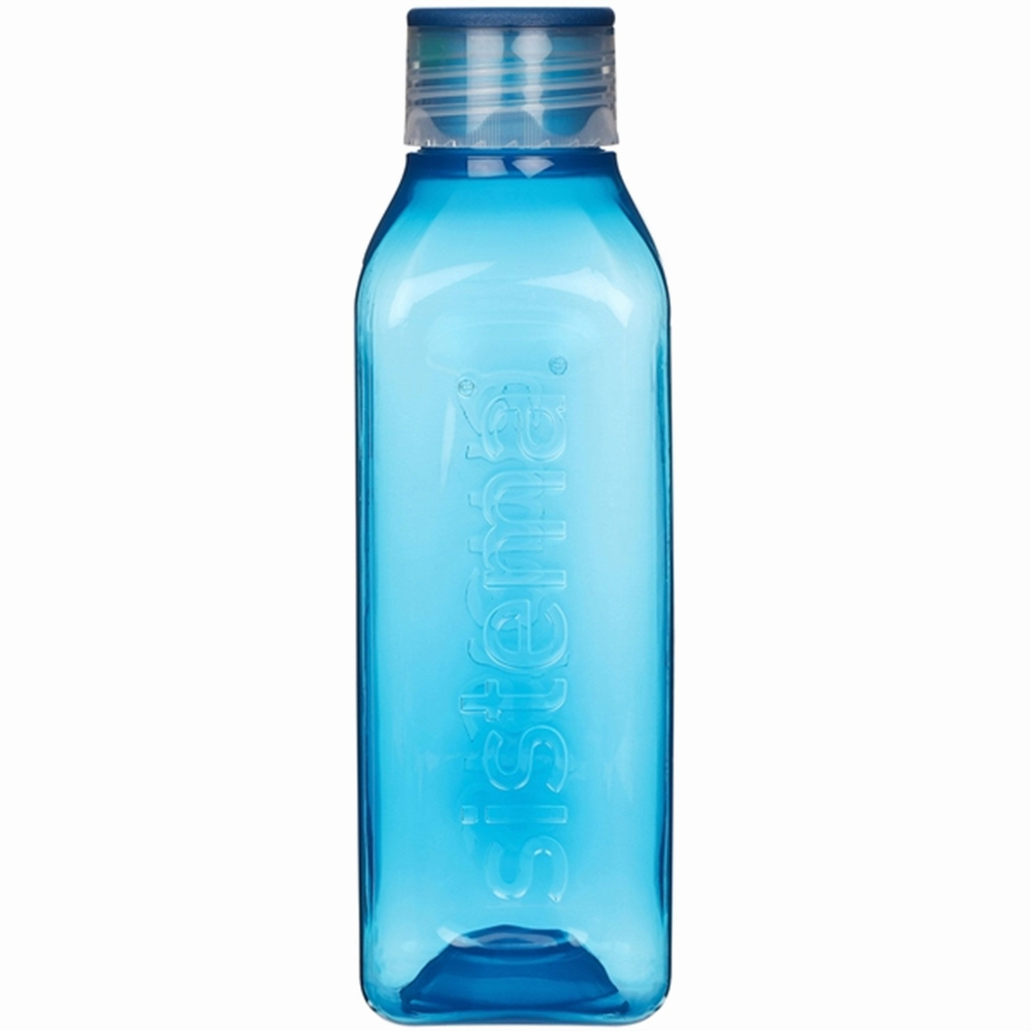Save More Now Sistema Square Water Bottle 725 Ml Ocean Blue