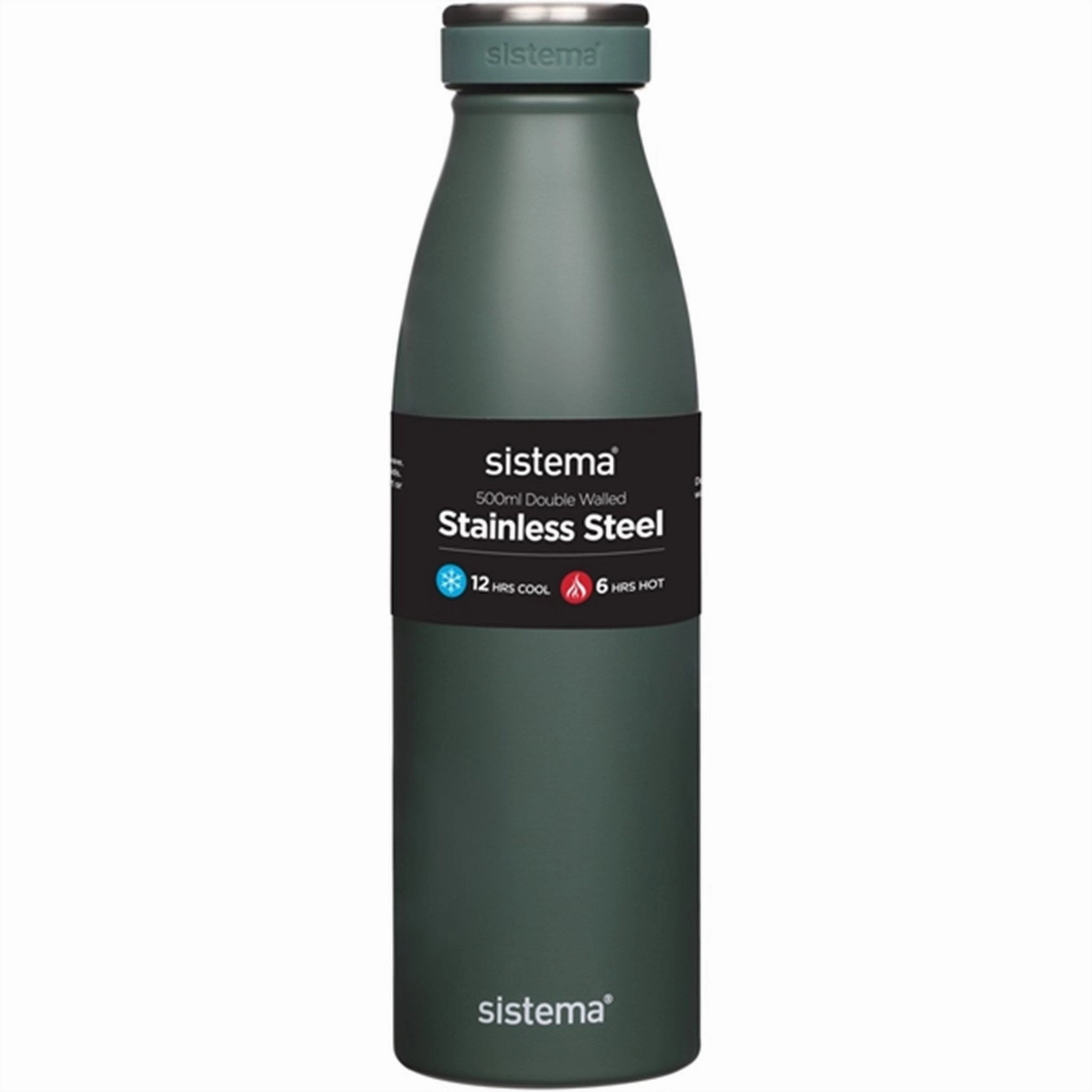 Sistema Stainless Steel Drink Bottle 500 Ml Nordic Green Hot Offer Frenzy Clearance Alert Now
