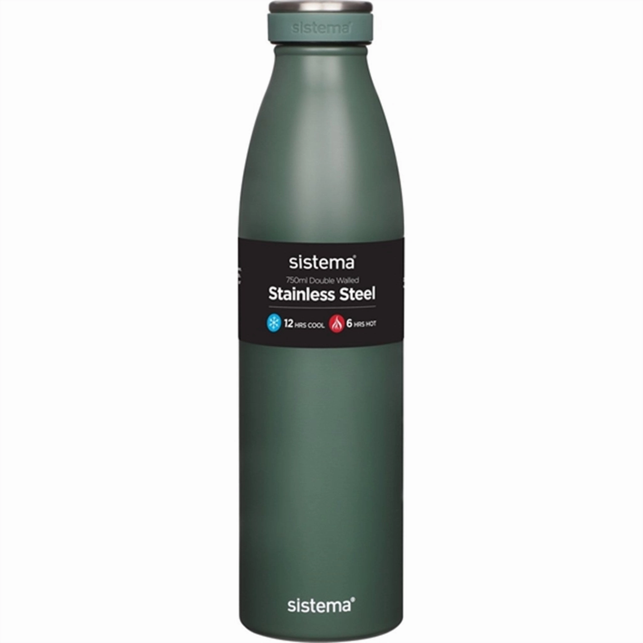 Sistema Stainless Steel Drink Bottle 750 Ml Nordic Green Daily Clearance Deal Today Only Special
