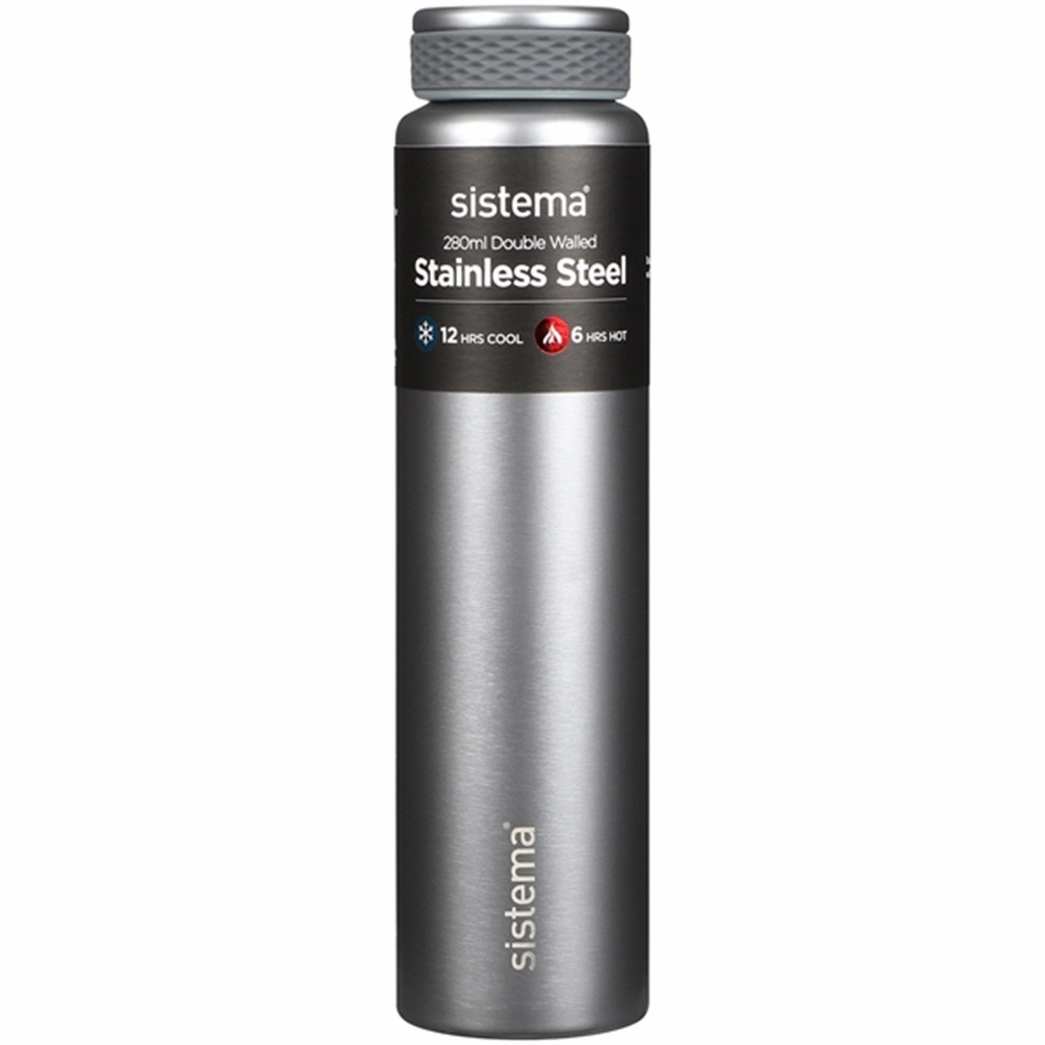 Trendy Picks Today Best Seller Deal Sistema Stainless Steel Water Bottle 280 Ml Silver