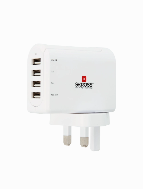 Skross U.K. Usb 4 Port Charger MustHave Deals Todays Best Deal
